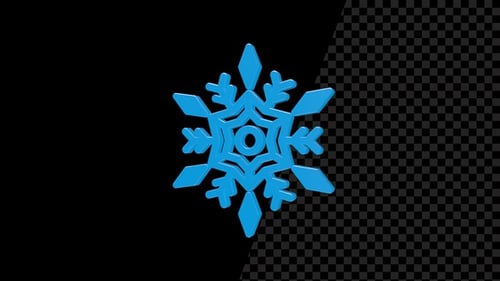 Alpha V15 girado sin costuras en forma de copo de nieve