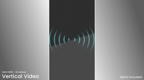 3D Sound waves | Alpha Channel
