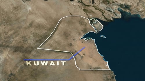 Kuwait World Map
