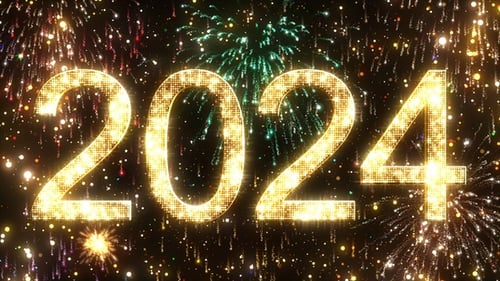 Glittering Countdown to New Year 2024 Celebration Opener