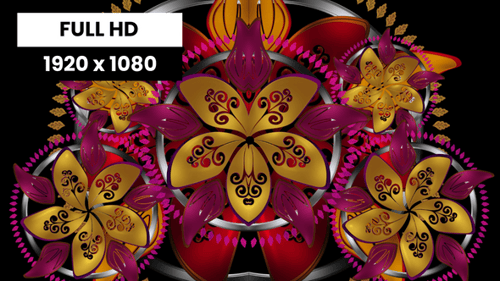 Flower Mandala 02 VJ Loop