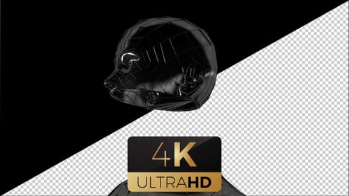 Futuristic Polygonal Human Bust Technology Reveal