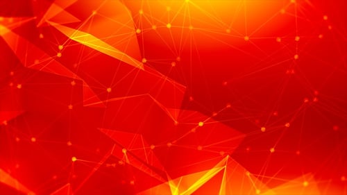 Plexus Technology Digital Background Loop Red V3
