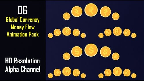 Global Currency Money Flow Animation Pack