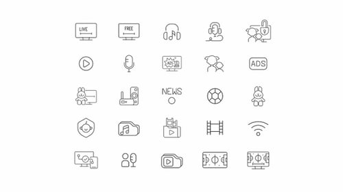 Biblioteca de animaciones en línea de streaming