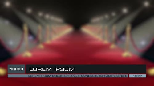 Elegant Animated Lower Third Bar for Broadcast and Events