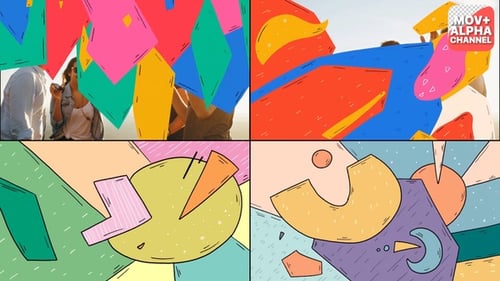 Hand Drawn Abstract Sketch Animation Elements