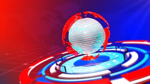 Aktuelle Nachrichten im Hintergrund Loop V3