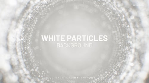 Weißer Partikel-Hintergrund