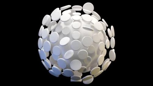 Futuristic White Sphere 101