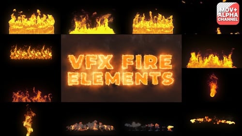VFX Fire Elements | Motion Graphics