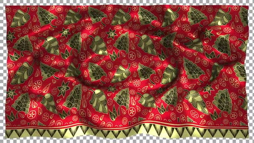Indonesia Ethnic Silk Pattern Cloth Fabric Wave Songket Alpha Channel Jambi Daun Keladi Batik Loop