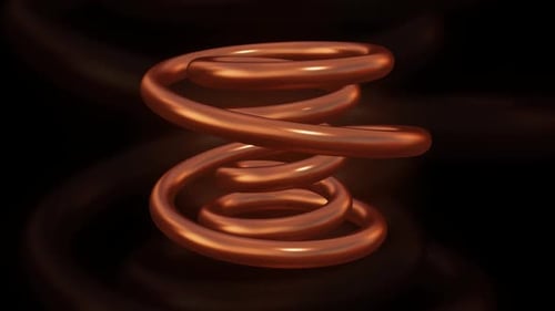 Bronze Spiral Background