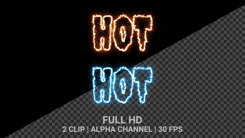 Hot Text Animation Fire Effect