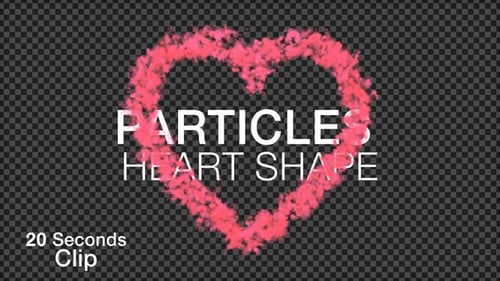 Valentine Heart Particles