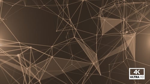 Abstract Plexus Network Lines Connecting Dots Loop Background