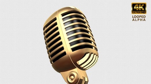 Gold Microphone Loop
