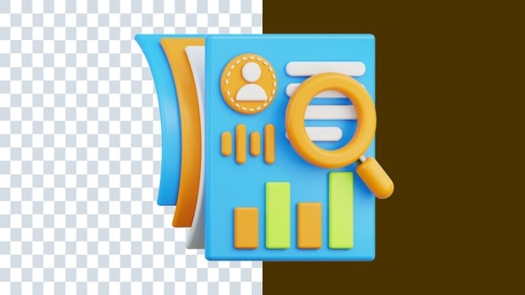 Data Analysis 3D Animations | Alpha Channel, Elements Motion Graphics ...