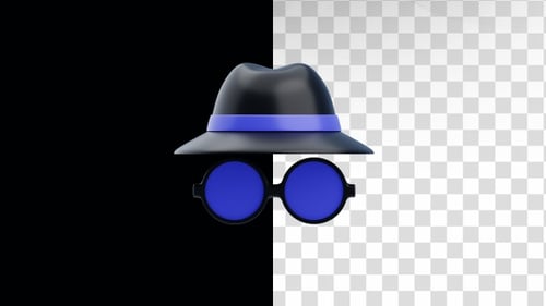 Animation 3D Hacker Face