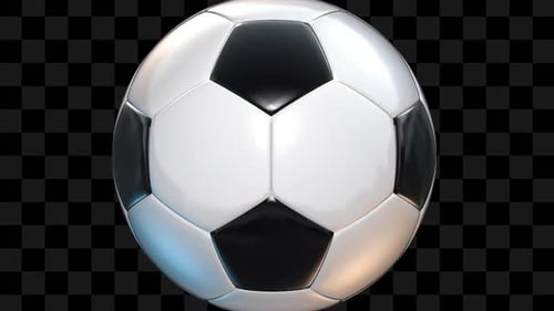 3D Realistic Soccer Ball Transition