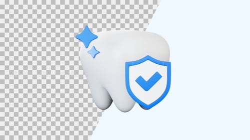 Dental Insurance 3D Animation | Alpha Channel