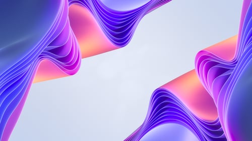 Fond de cadre en tissu flottant lisse dégradé coloré