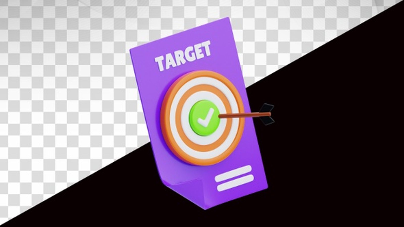 3D Animation of Target Board, Elements Motion Graphics ft. success ...