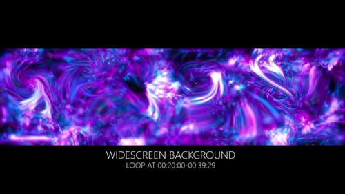 Dynamic Fluid Neon Light Trails Background Loop