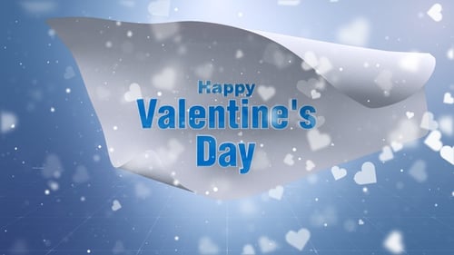 Valentine's Day Text Reveal with Floating Hearts