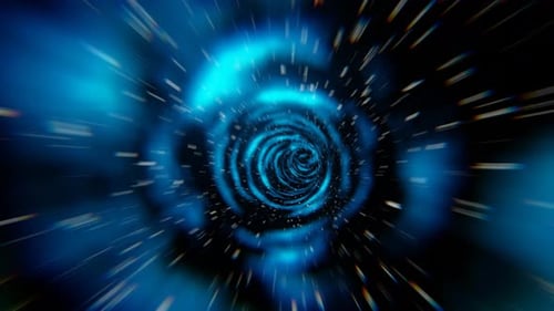 Sci-Fi Wormhole Tunnel Animation