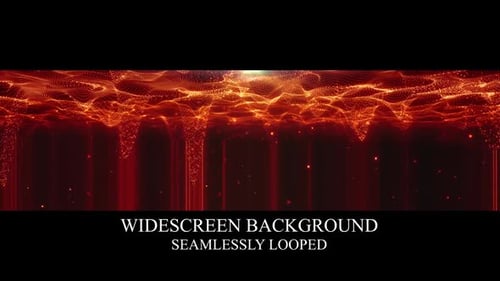 Laser Red Glitch Particles Vj Widescreen Background Loop