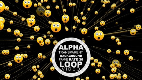 Emoji Background Loop Alpha
