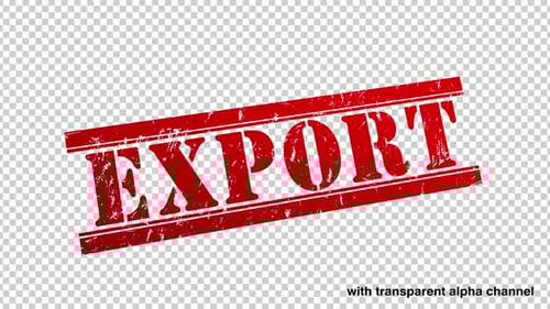 Grungy Rubber Stamp with Text Alpha Channel