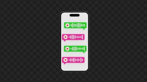 3D Voice Message | Alpha Channel