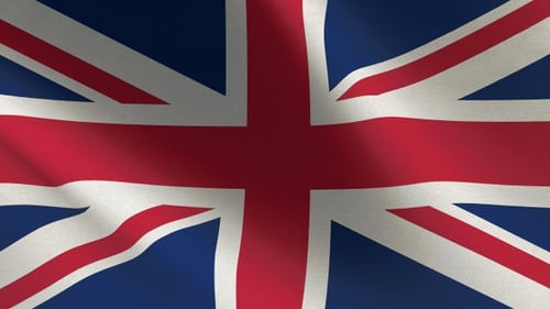 United Kingdoms Waving Flag