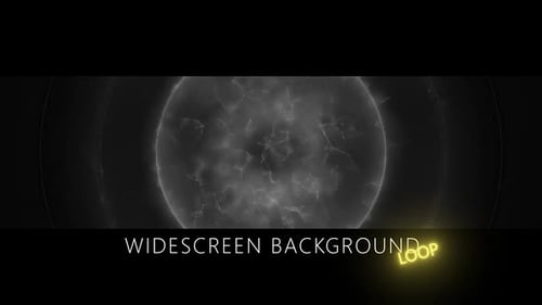 Black White Circle Background Loop