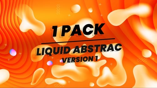 Animated Fluid Organic Abstract Background