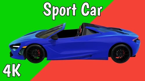 Transparent Sports Car
