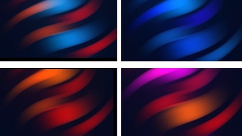 Dynamic Abstract Wavy Gradient Background