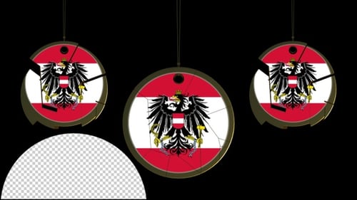 Icône du drapeau autrichien