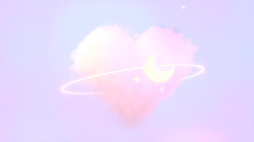 Fluffy Heart Clouds