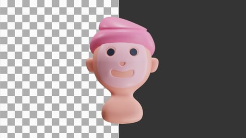 3D Animation of Luxury Facial Mask Jar with Creamy Texture | Alpha Channel