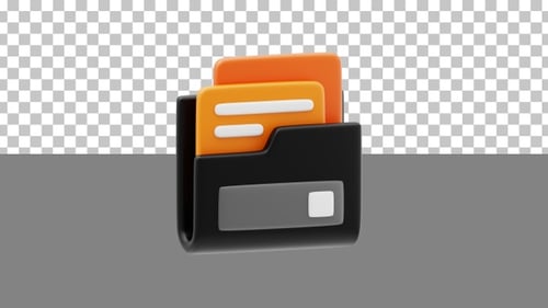 3D Folder Files | Alpha Channel