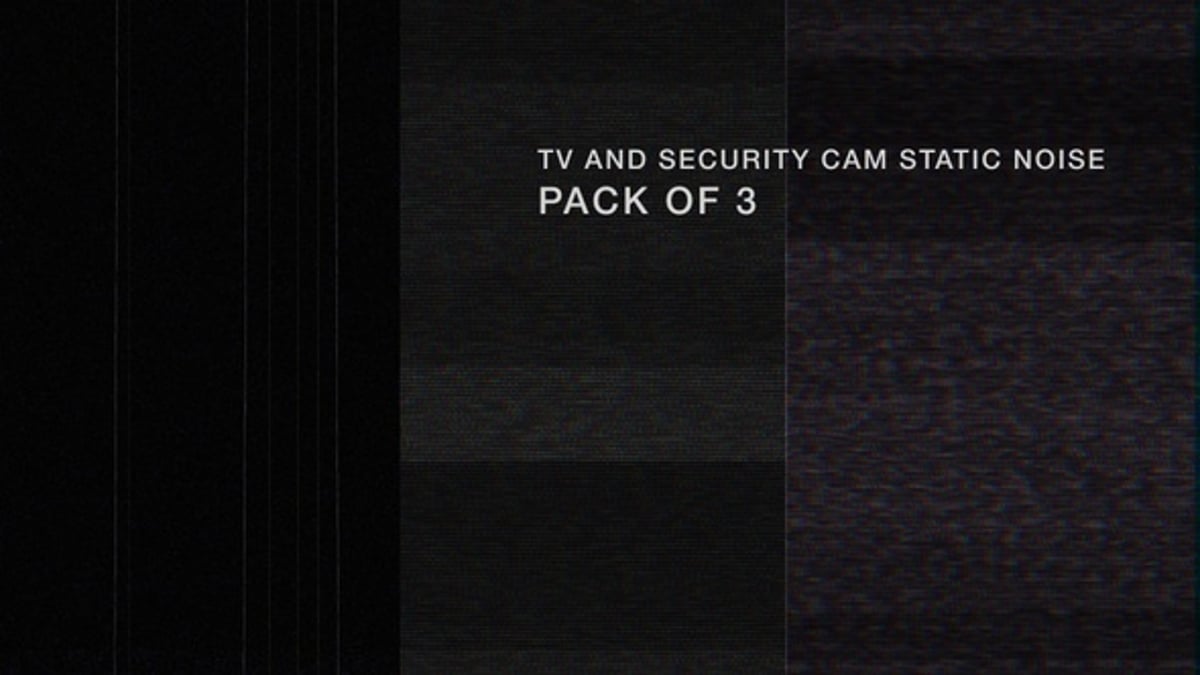 Tv Static and CCTV Security Camera Overlays - Pack of 3, Overlays ...