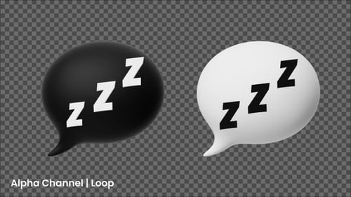 Sleep Zzz Bubble