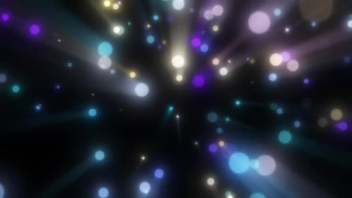 Falling Glow Spheres