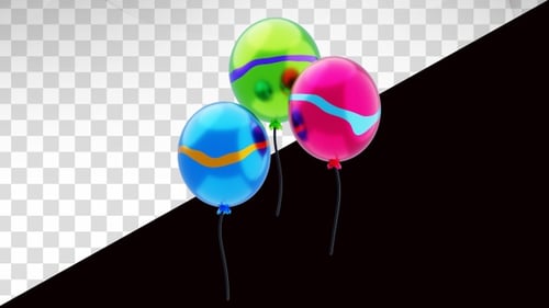 3D Animation of Baby Pacifier on Alpha Channel