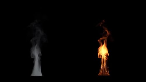 Fire Flame and Smoke 4K