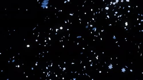 4K Snowfall Background