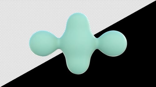 Abstract Spheres Transparent Background 4K